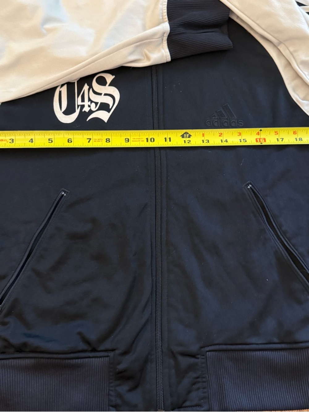 Vintage Adidas Track Jacket Black Zip Up Long Sleeve Women Asian Size Medium - Picture 8 of 9